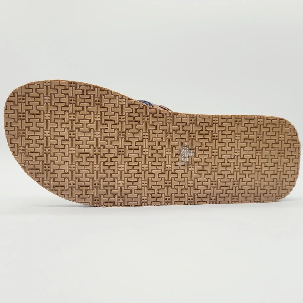 Tommy Hilfiger Davidson Men's Sandals Cognac Size‎ 9 Slip-On Summer Comfort